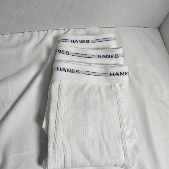 Hanes Men's Briefs Comfort Flex Size XL 15763 3 Pairs NEW Logo Band 100% Cotton - Picture 2 of 7